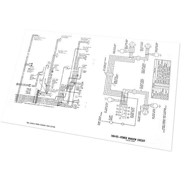 1965 Chevrolet Impala Caprice Bel Air CHEVROLET WIRING DIAGRAM MANUAL