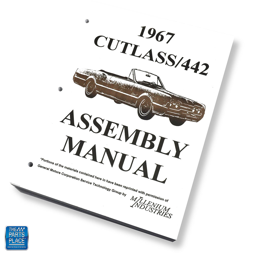 1967 Cutlass 442 Factory GM Assembly Manual Each for 1967 Cutlass, 442