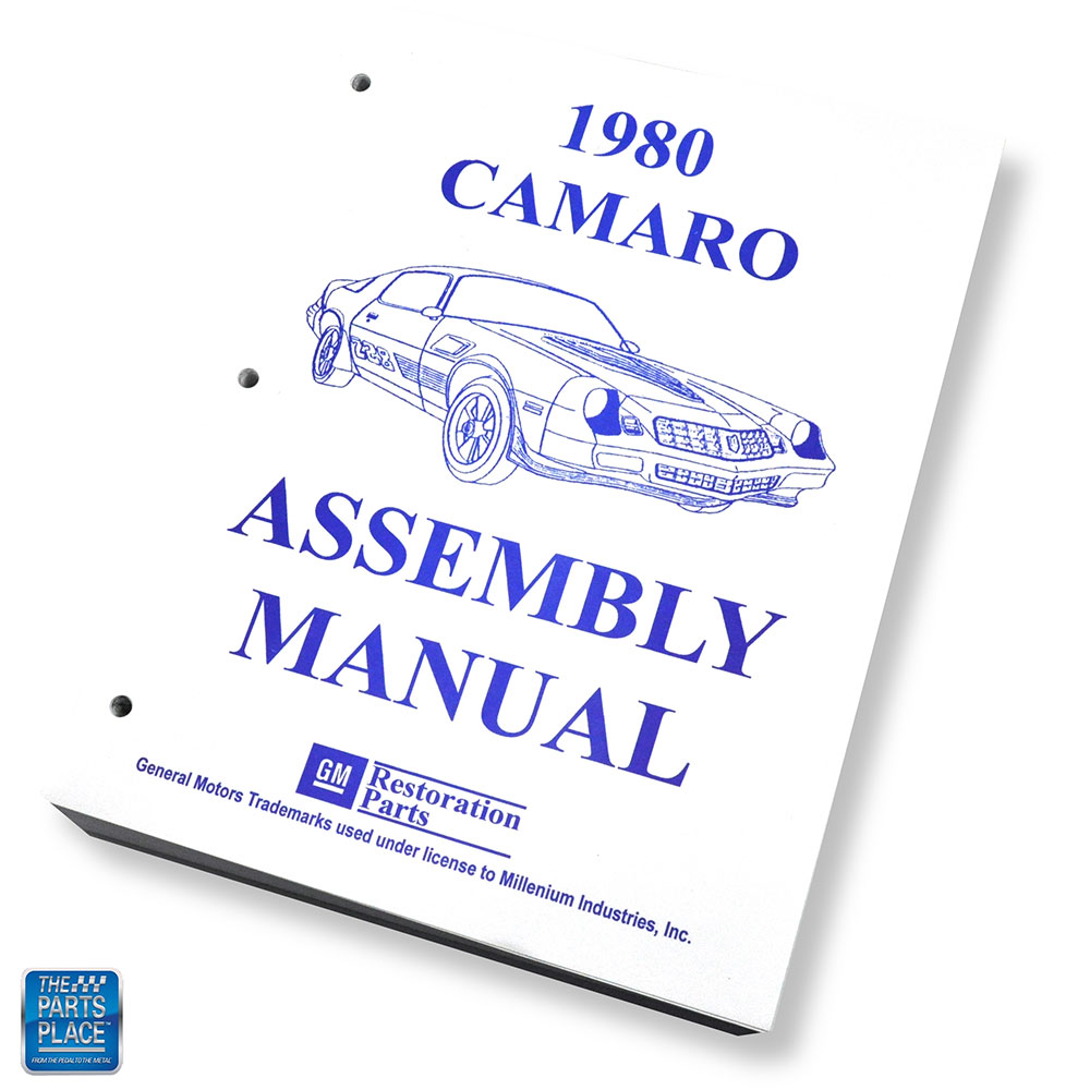 1980 Camaro Factory Assembly Manual Each for 1980 Camaro