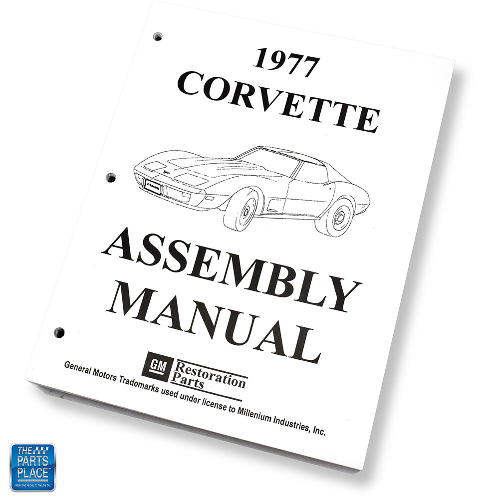 1977 Corvette Factory GM Assembly Manual Each for 1977 Corvette
