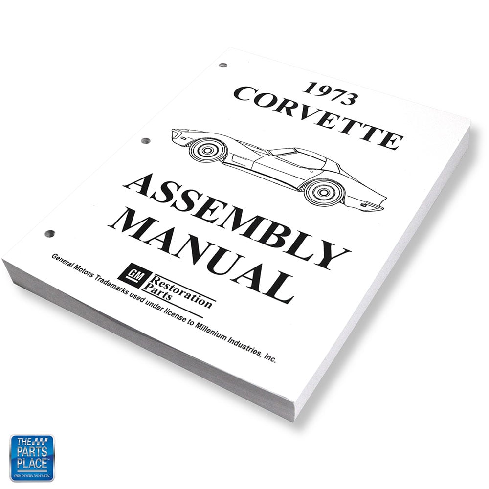 1973 Corvette Factory GM Assembly Manual Each for 1973 Corvette