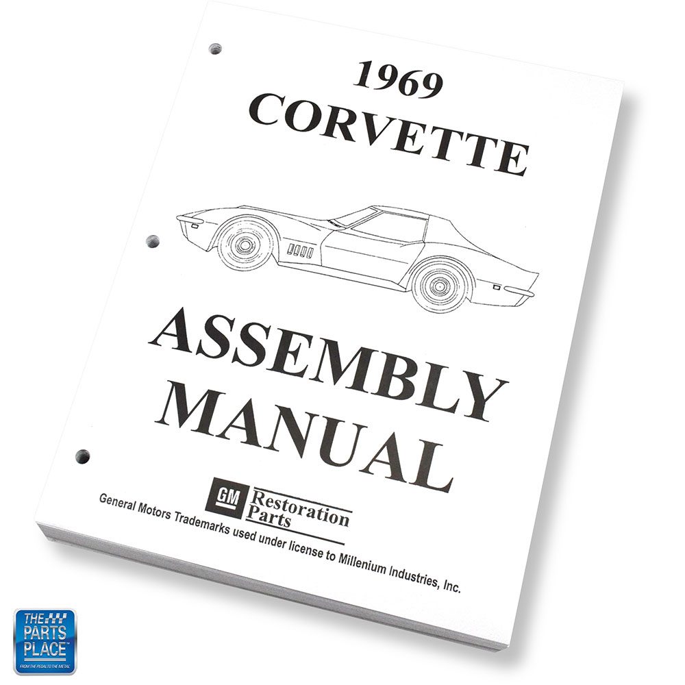 1969 Corvette Factory GM Assembly Manual Each for 1969 Corvette