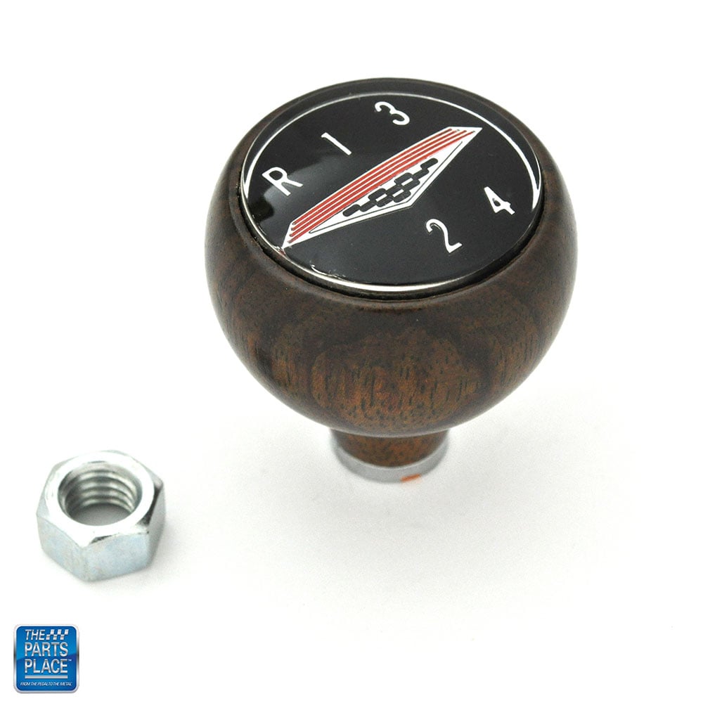 19661968 GTO LeMans Shift Knob Walnut Wood With 4 Speed Correct Shift