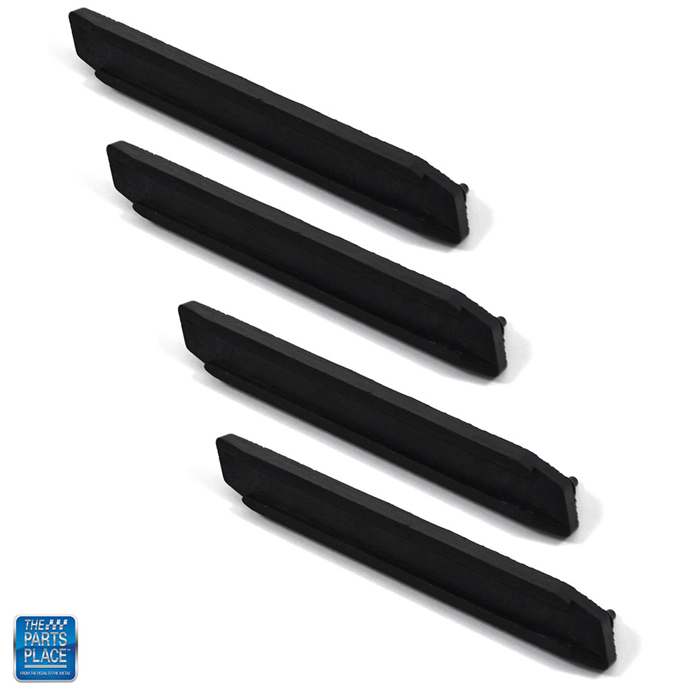 3 & 4 Radiator Insulator Rubber Set For Cars With Large Saddles Only 5-1/2 Set of 4 for 1966-1970 Cutlass, 442