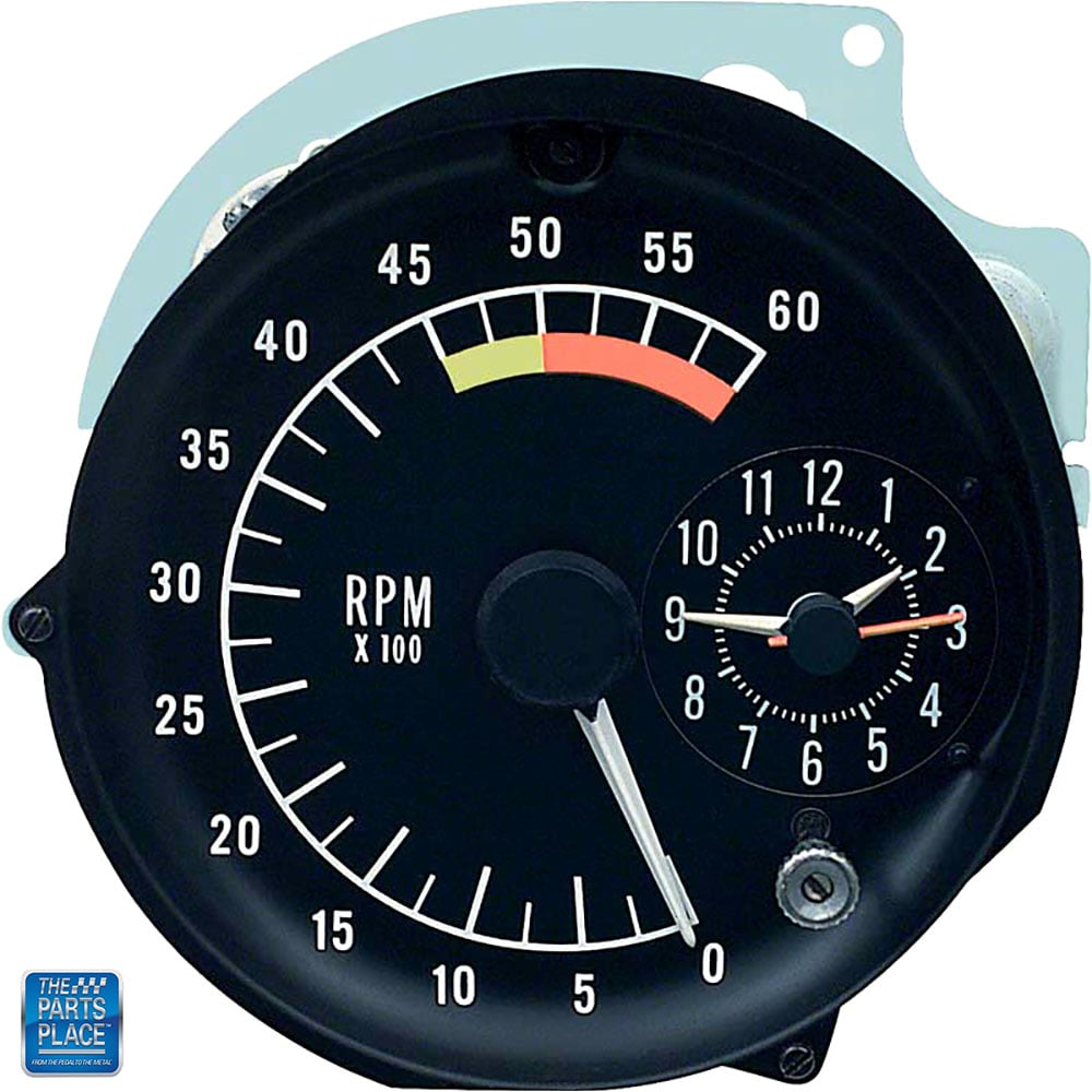 Tach Tachometer And Clock 5000 RPM EA for 1976-1978 Firebird Trans Am