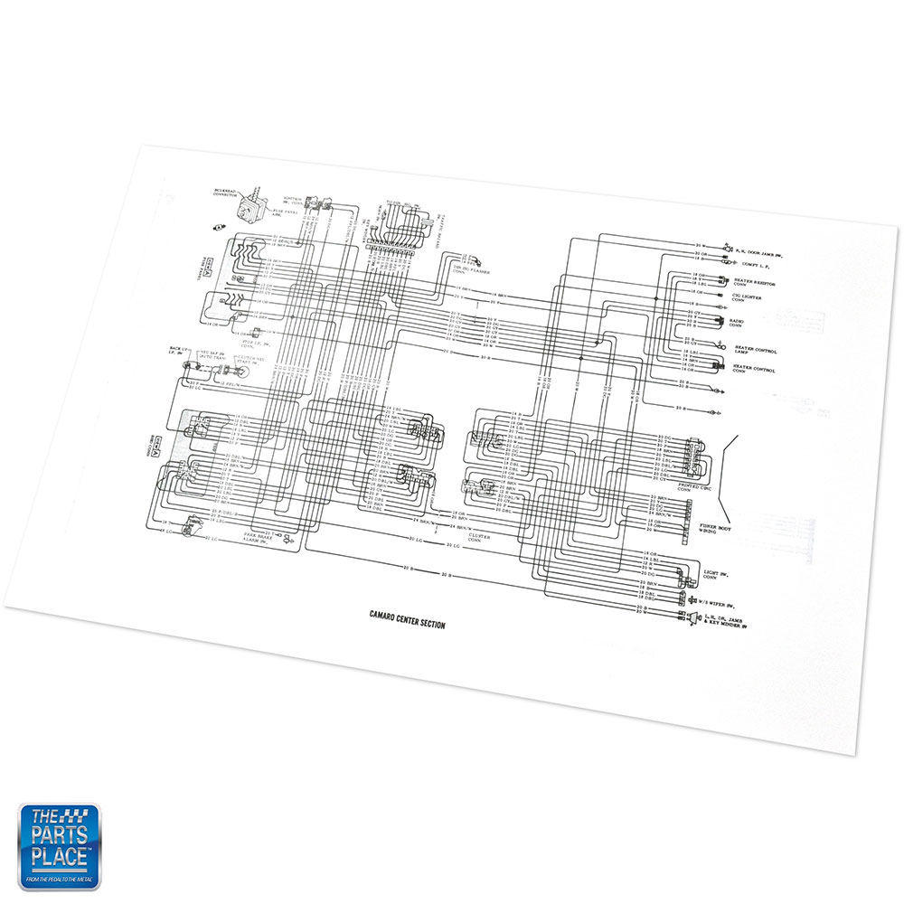 1970 Camaro Wiring Diagram Manual Each | eBay