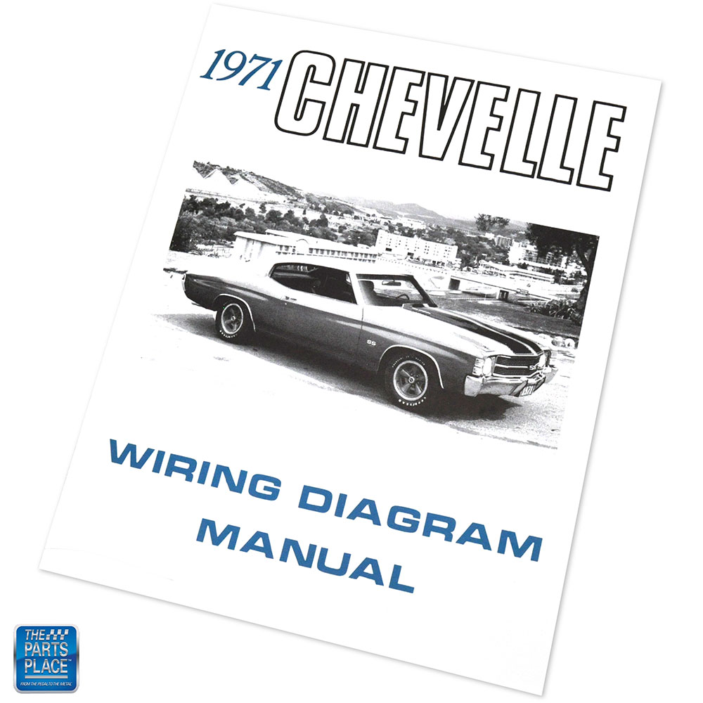 1971 Chevelle Wiring Diagram Manual Brochure Each for 1971 Chevelle