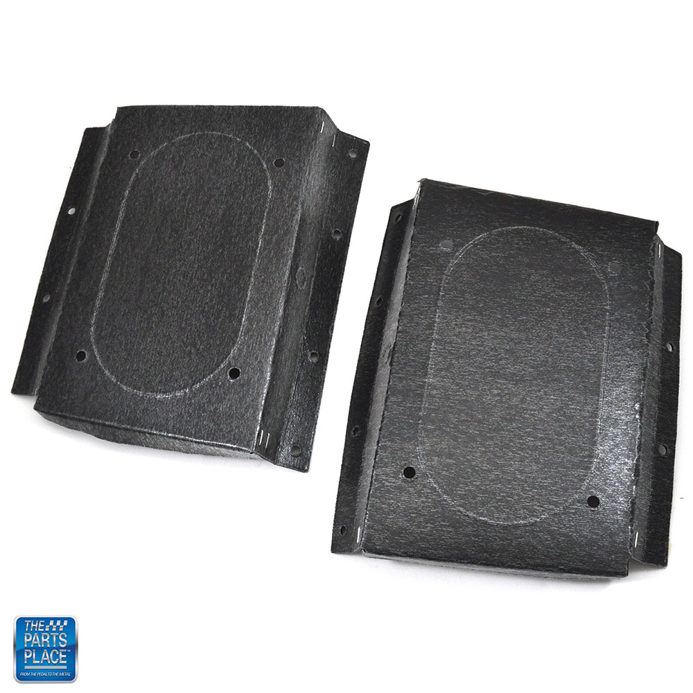 Convertible Rear Speaker Box Enclosure Pair for 1967-1969 Camaro, Firebird