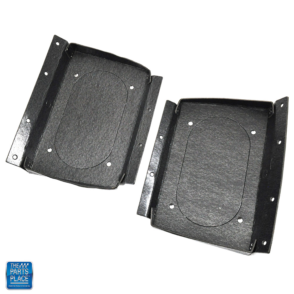 Convertible Rear Speaker Box Enclosure Pair for 1967-1969 Camaro, Firebird