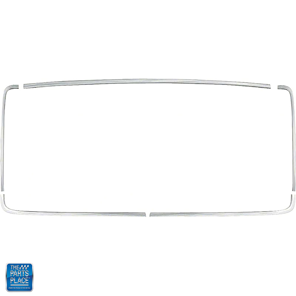 Rear Window Molding Chrome 5 Piece Kit for 1965-1966 Impala Bel Air