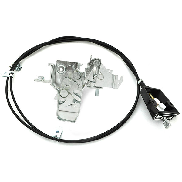 1970 Pontiac GTO/LeMans/Tempest INSIDE RELEASE STYLE HOOD LATCH KIT  (INCLUDES A HOOD RELEASE CABLE AND HANDLE ALONG WITH THE LATCH) | Pontiac  GTO/LeMans/Tempest Parts | BP1182Z