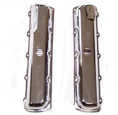 1964 Oldsmobile Cutlass442f85 Notched Chrome Valve Covers For 67 W30 And 69 Hurst Olds Will
