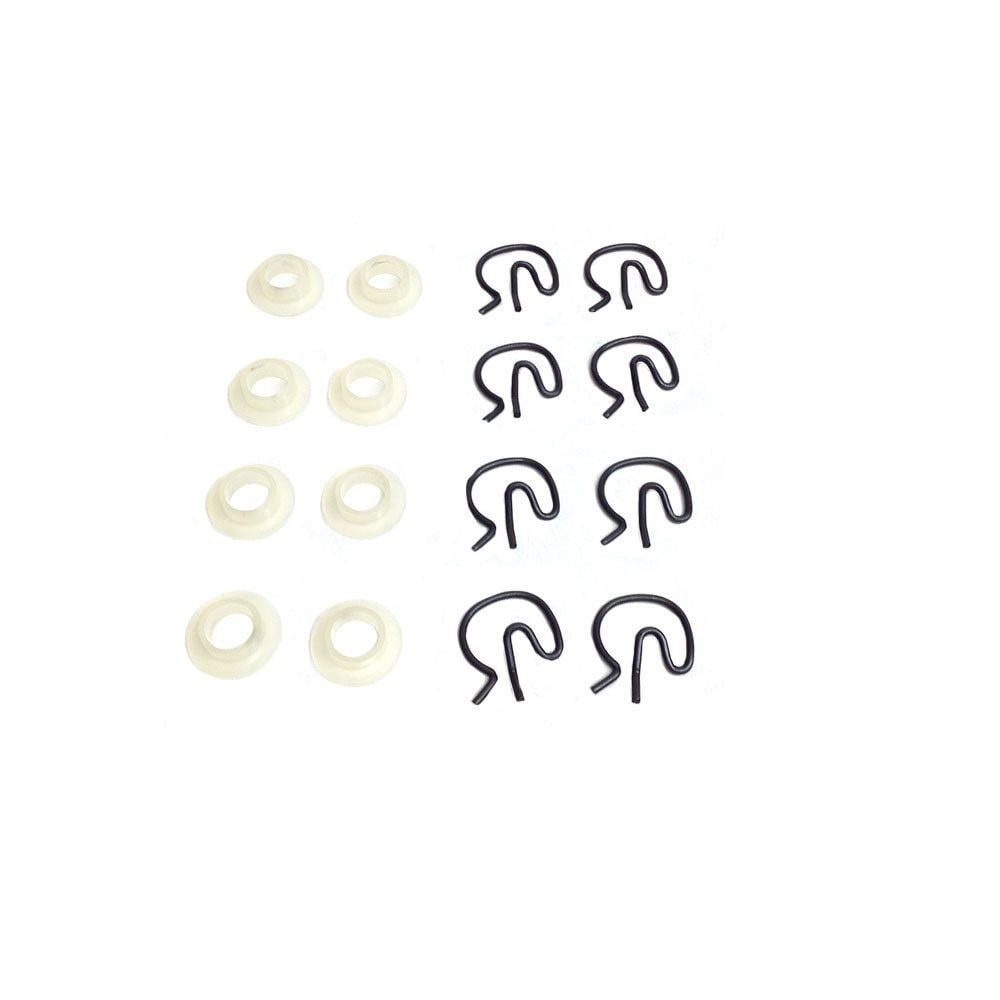1949 GM Truck HURST SHIFTER SHIFT ROD CLIPS AND NYLON BUSHINGS - 8 OF EACH (FOR 4 OR 5 SPEED SHIFTER) (GM # 3320001) | CP2174Z